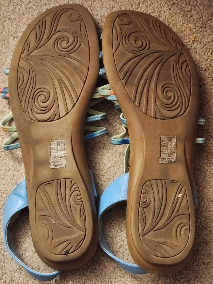 Naturalizer Brave Multi-Color Elastic Strap Sandals Size 9.5M - photo 4