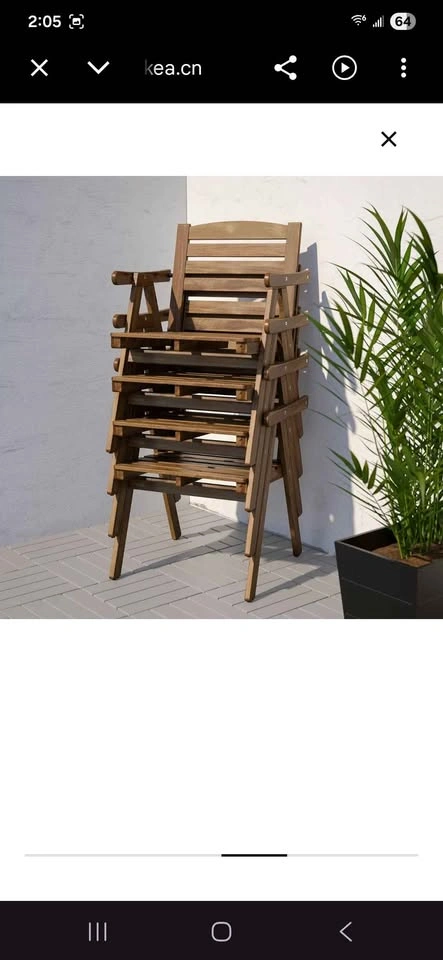 IKEA FALHOLMEN Outdoor Dining Set - photo 4