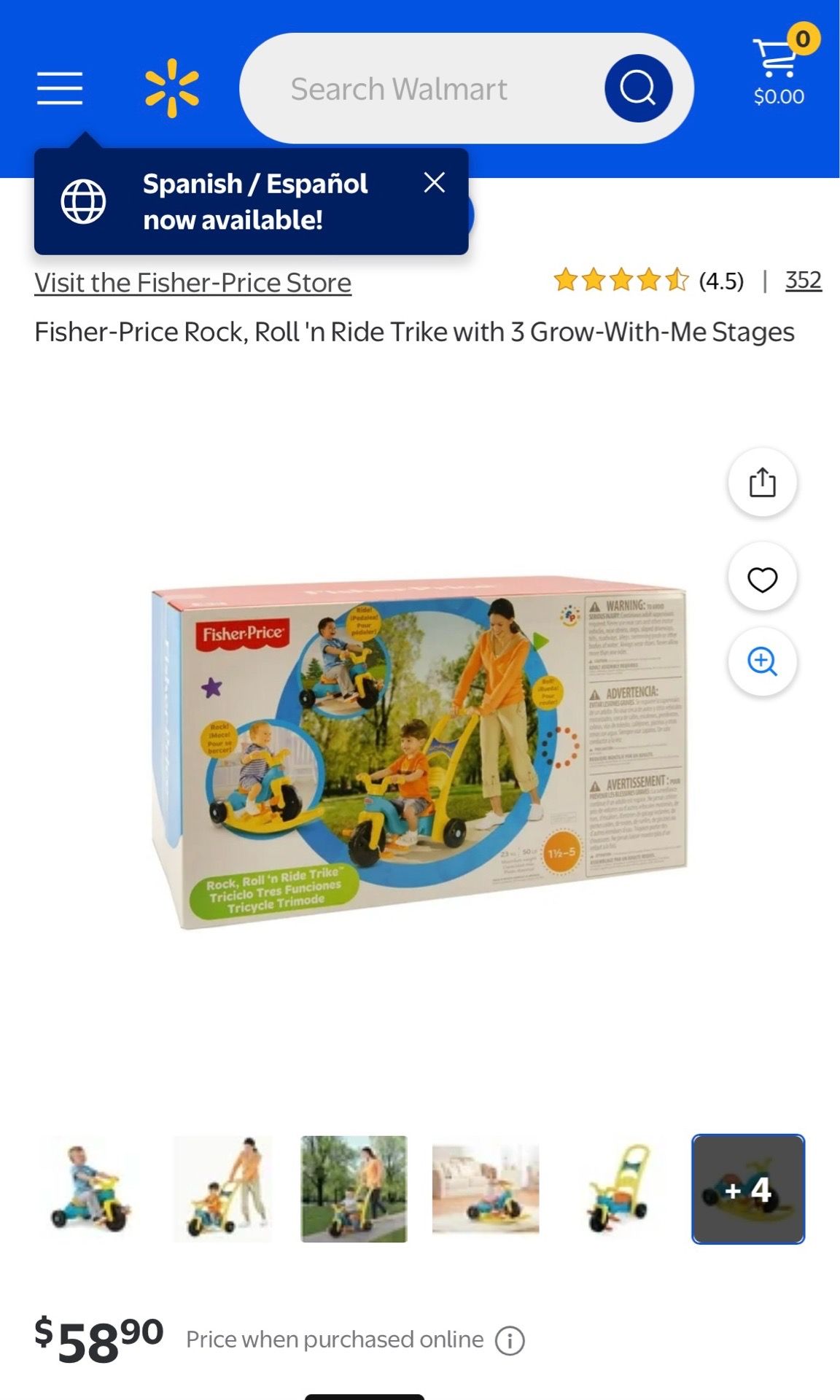 Fisher-Price Rock, Roll 'n Ride Trike - 3 Stages - photo 2