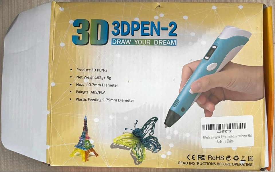 3D Pen 3DPEN- For Kids Upgraded Blue