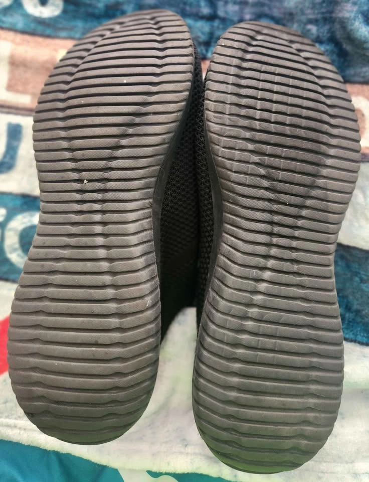 Athletic Works Black Memory Foam Knit Sneakers Women Size 9 - photo 5