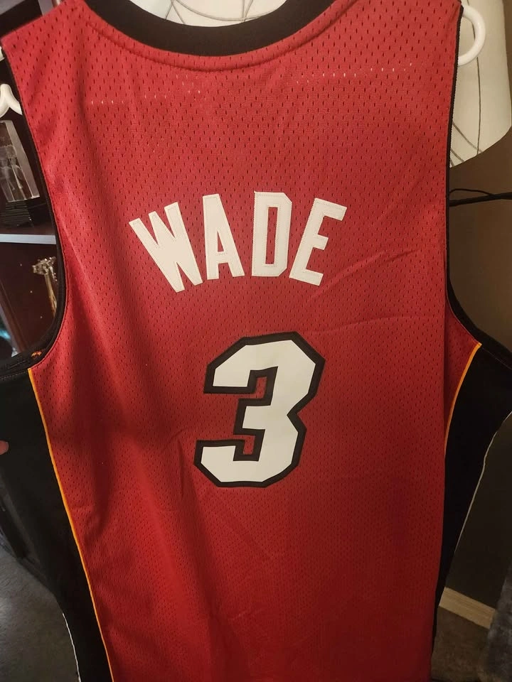 Reebok Miami Heat Dwyane Wade #3 Jersey XL - photo 2