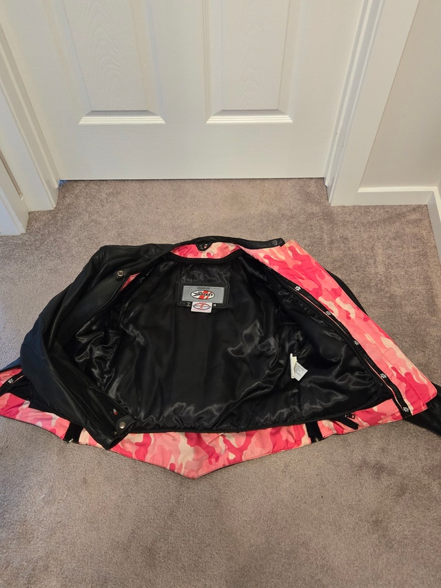Ladies Leather Motorcycle Jacket - Joe Rocket - Size Medium - photo 2