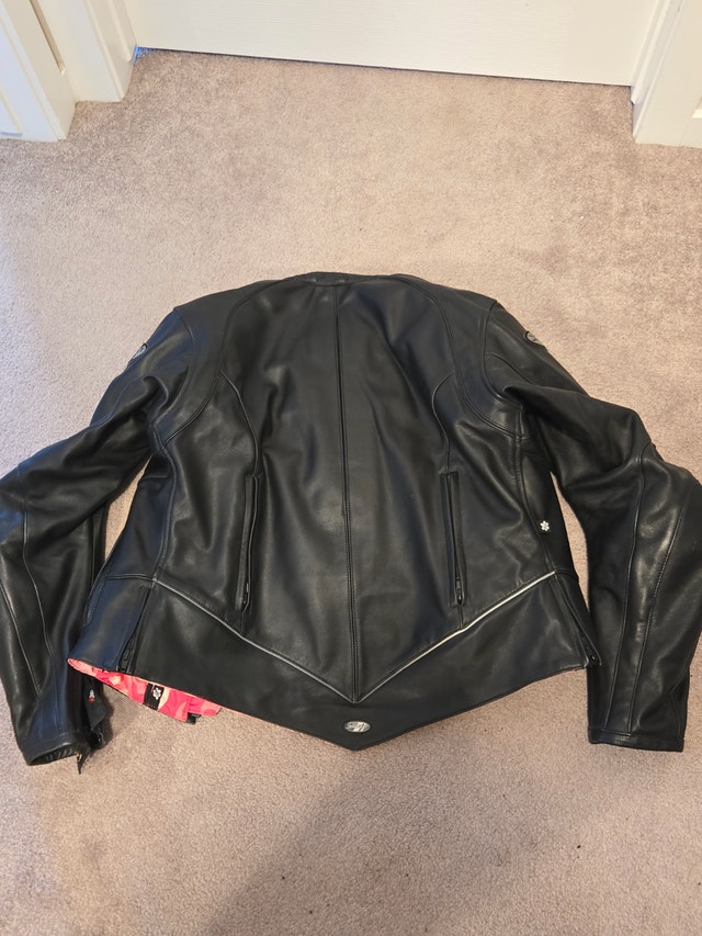 Ladies Leather Motorcycle Jacket - Joe Rocket - Size Medium - photo 5