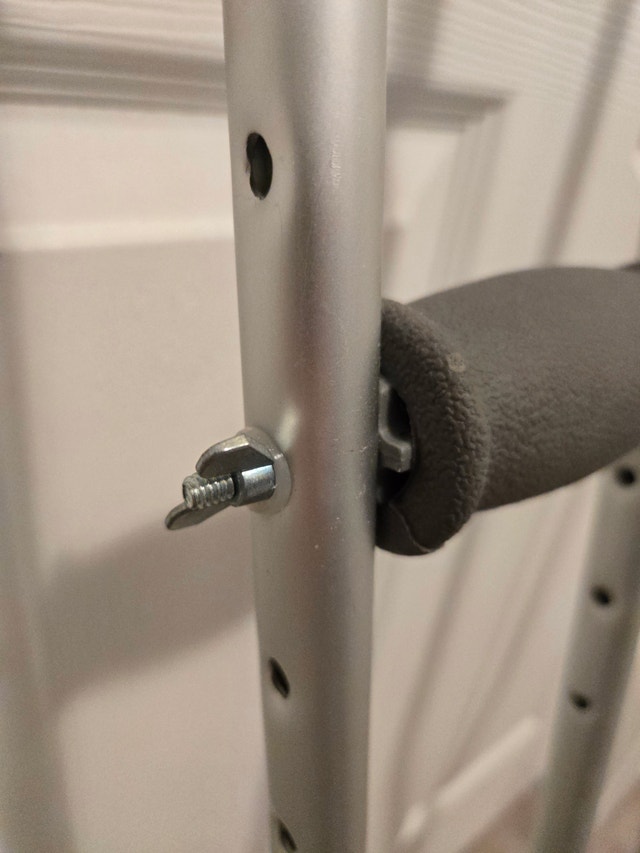 Crutches - Aluminum With Padded Cushions - photo 2