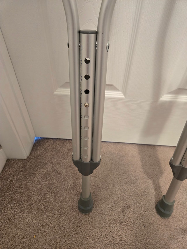 Crutches - Aluminum With Padded Cushions - photo 3