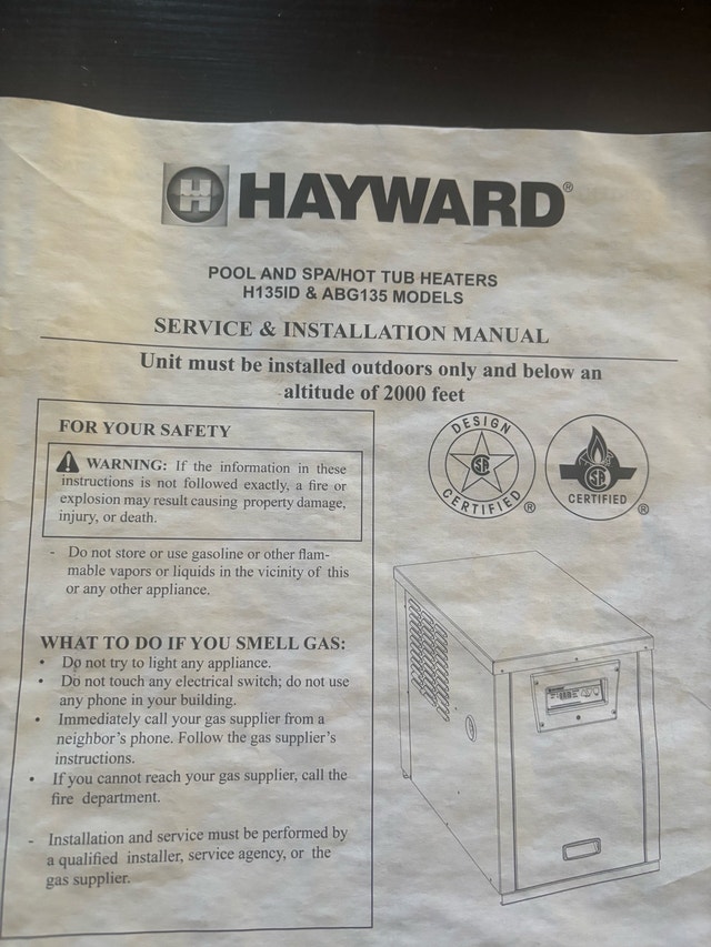 Hayward Pool Heater - Natural Gas - photo 4