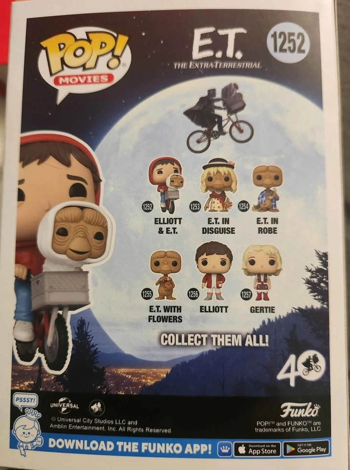 Funko Pop! E.T. The Extra-Terrestrial Elliott & E.T. #1252 - photo 4