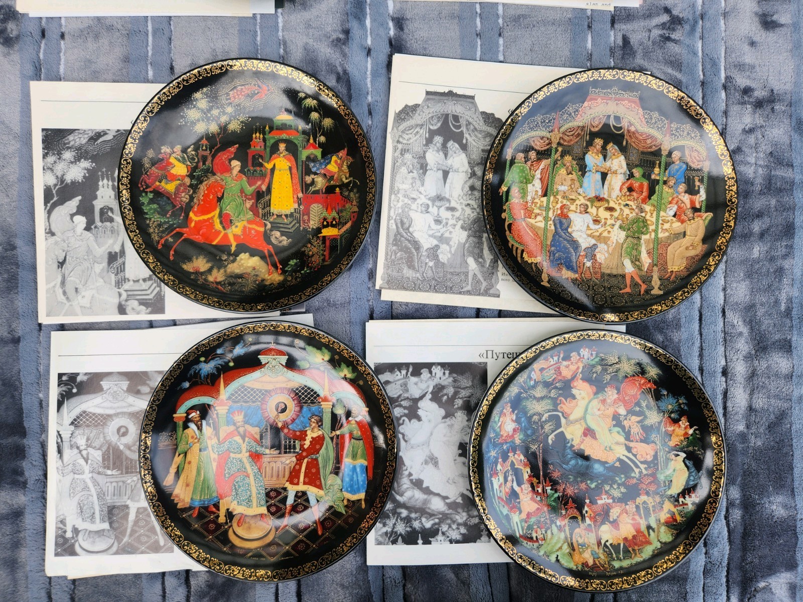 Russian Legends Firebird Collection Full Set of Plates 1-12 - photo 4
