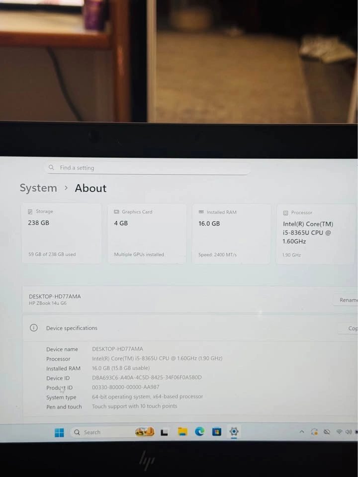 HP ZBook 14u G6 Premium Business Laptop - photo 4