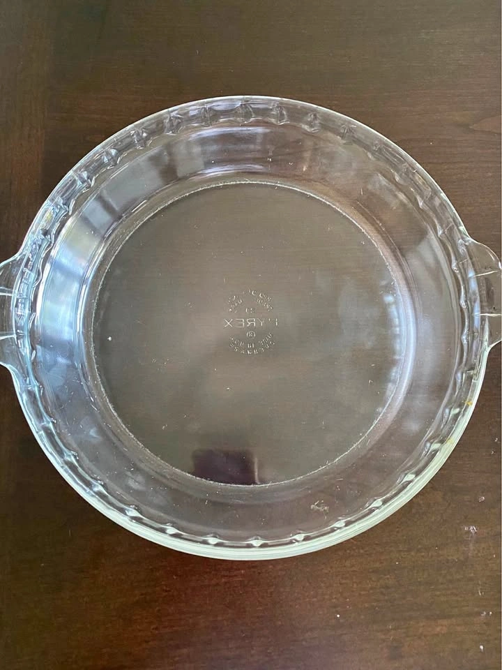 Vintage Pyrex Clear Glass Pie Dish #229