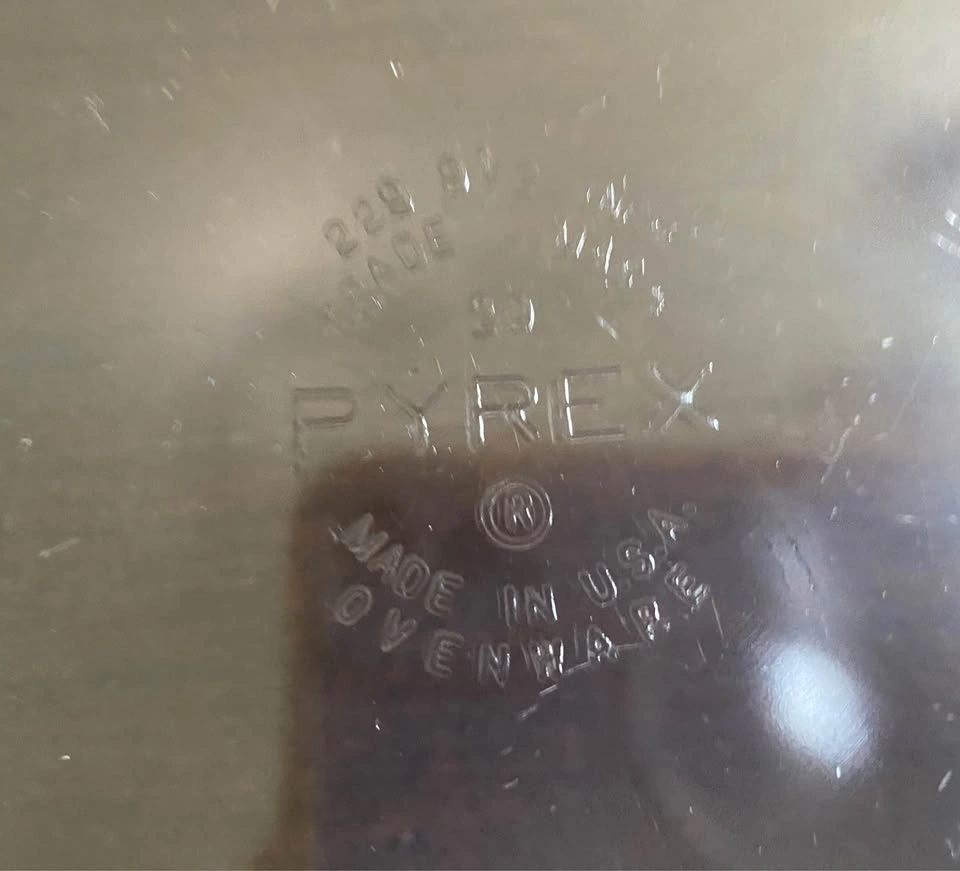 Vintage Pyrex Clear Glass Pie Dish #229 - photo 3