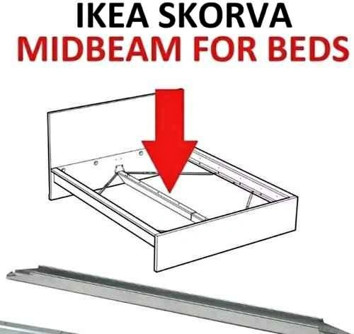 Ikea Skorva Double/Queen Bed Frame Centre Support Beam