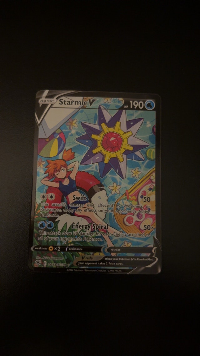 Starmie V Pokemon Card