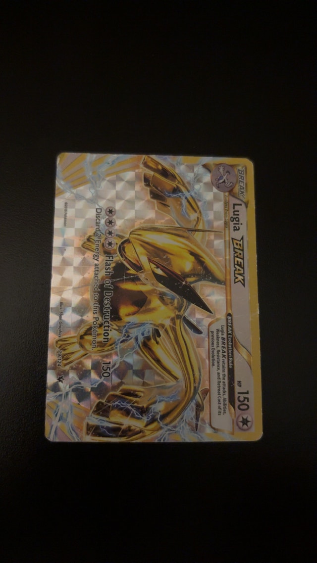 Lugia BREAK Pokemon Card