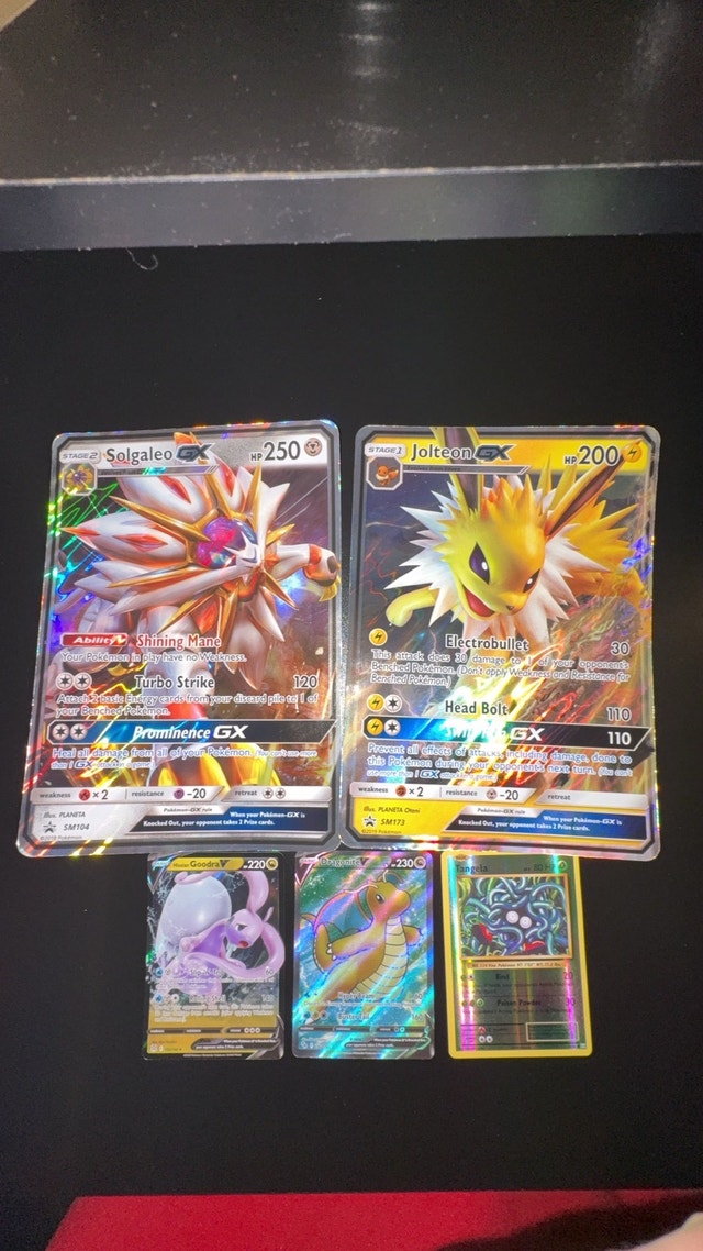 Pokemon Cards - Solgaleo GX, Jolteon GX, Assorted