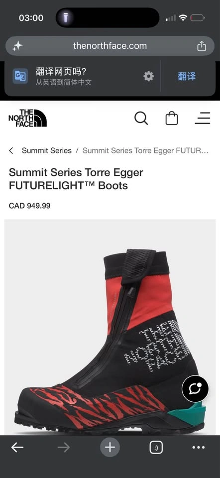 The North Face Summit Series Torre Egger Futurelight Boots - Siz - photo 4