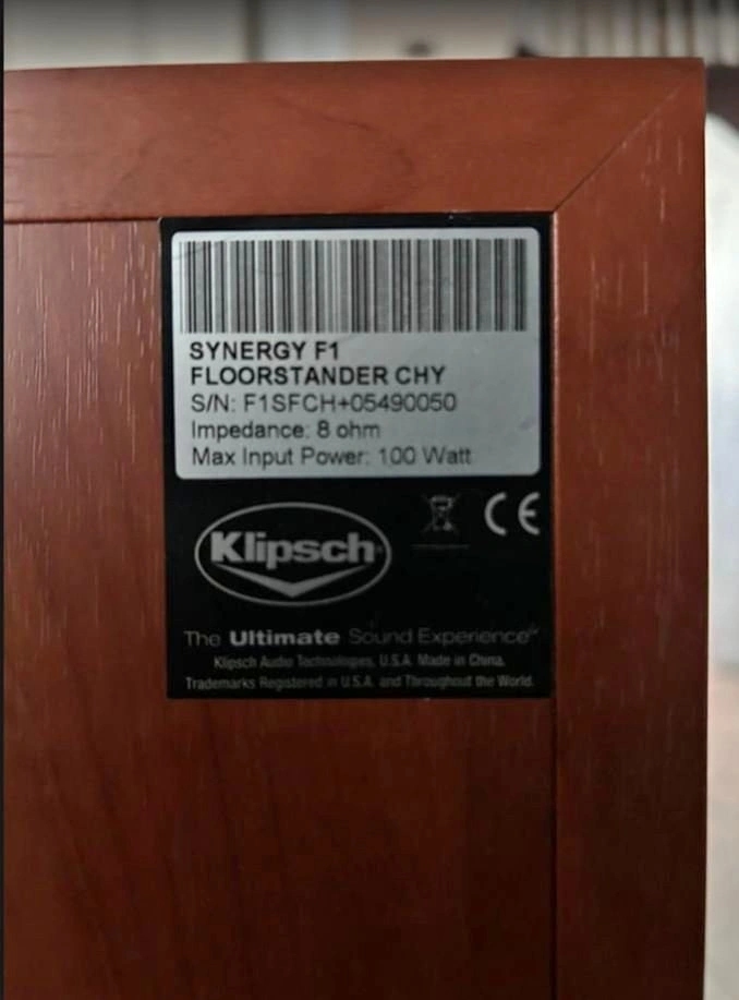 Klipsch Tower Speakers