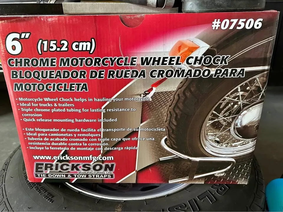 Chrome Motorcycle Chock