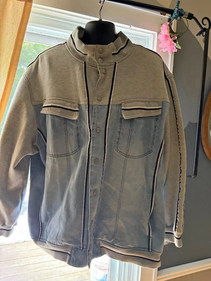 Veezo Two-Tone Denim Jacket 2XL