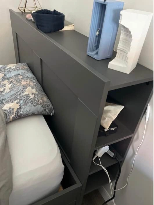 Ikea Full Bed Headboard - Gray