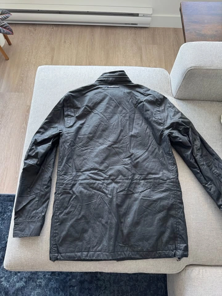 Coach New York Black Waxed Field Jacket XS - photo 3