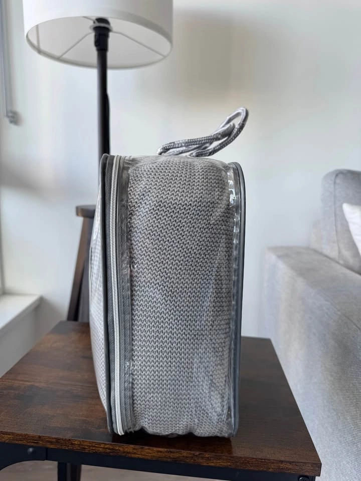 GLUCKSTEINHOME King Grey Knit Blanket - photo 3