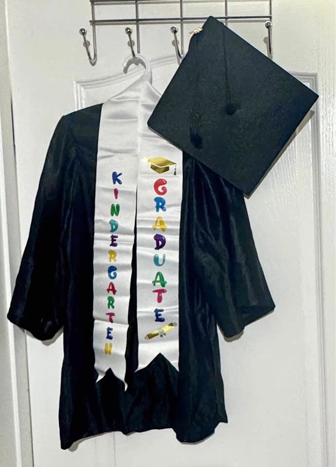 Kindergarten Graduation Dress/Gown and Cap
