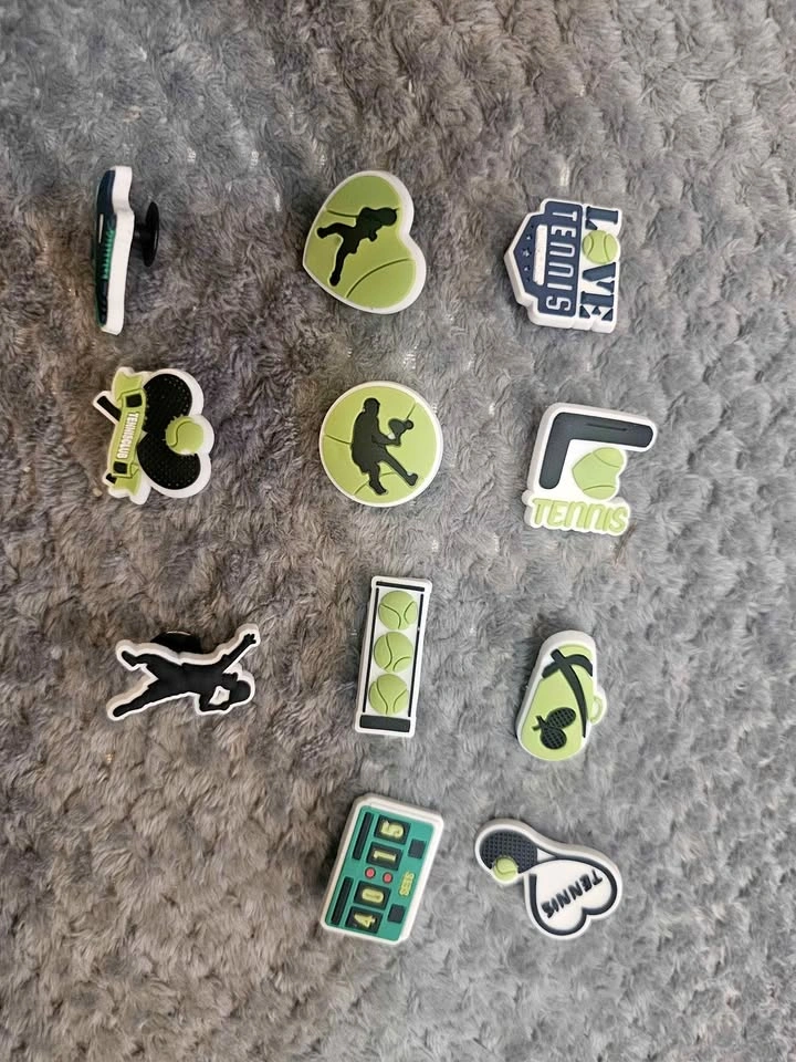 Tennis Croc charms