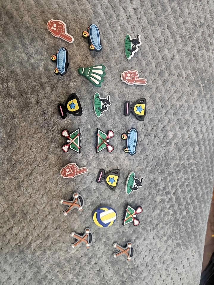 Sport croc charms
