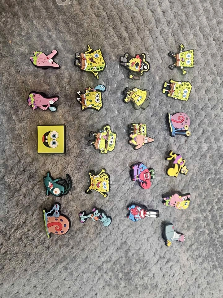 Sponge Bob Croc Charms