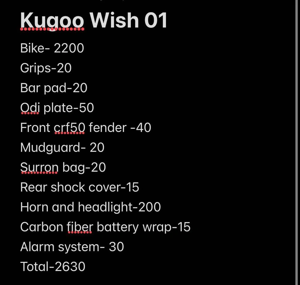 2026 Kugoo Wish 01 - photo 3
