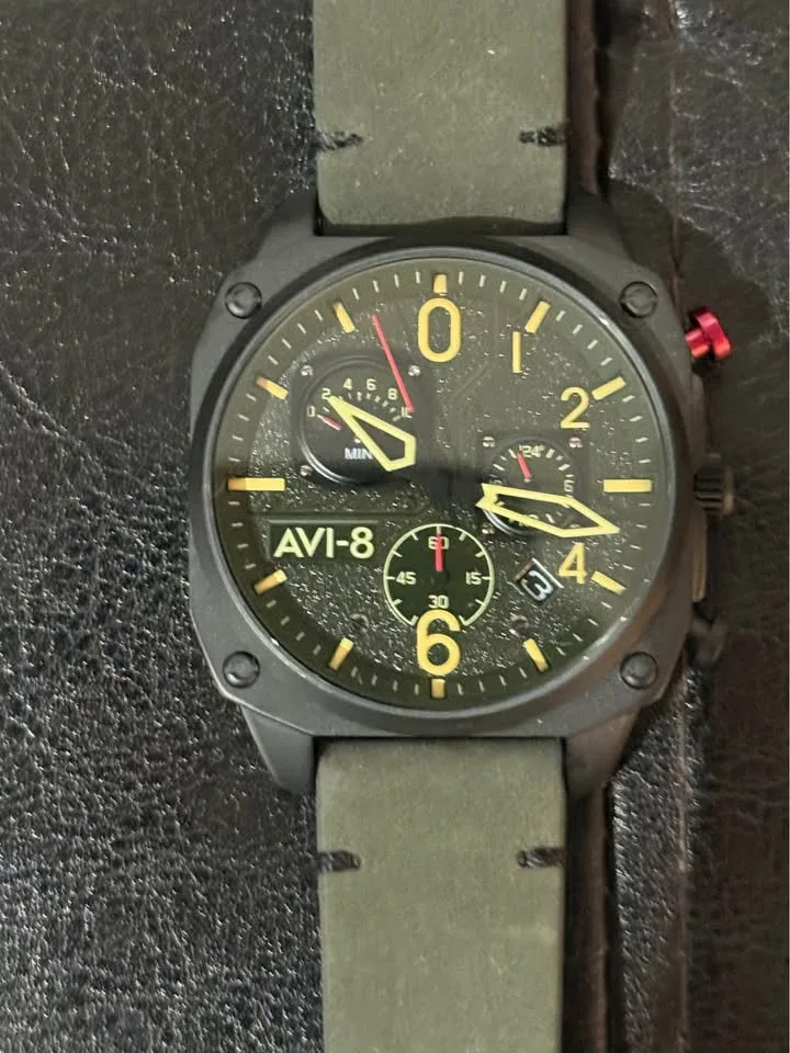 AVI-8 Hawker Hunter Retrograde Chronograph Watch image indicator(3)