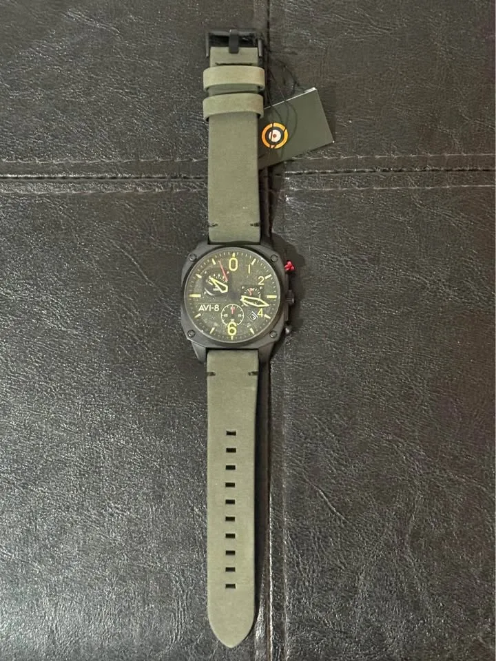 AVI-8 Hawker Hunter Retrograde Chronograph Watch image indicator(6)