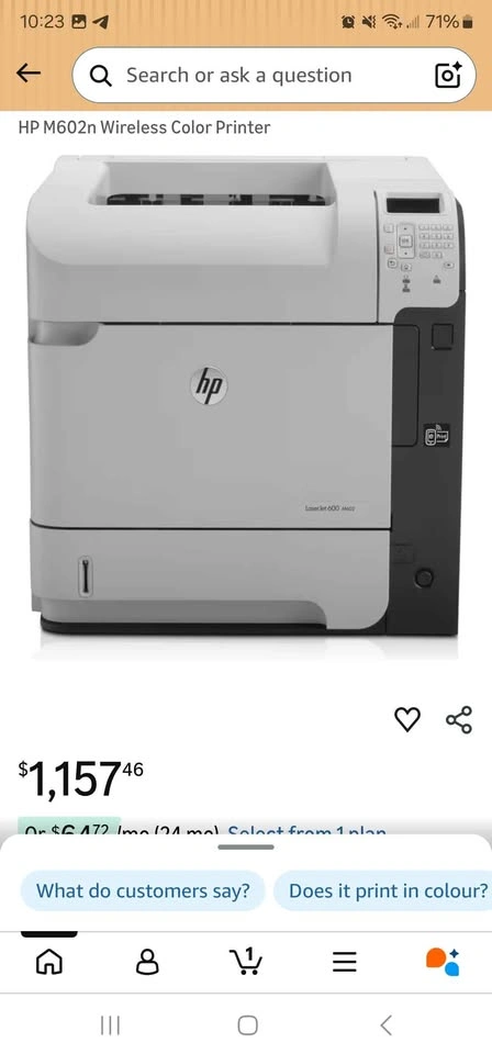 HP LaserJet Enterprise 600 M602n Monochrome Laser Printer - photo 4