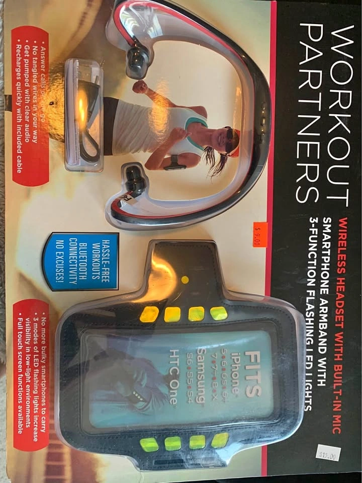Workout Partners Wireless Headset & LED Armband