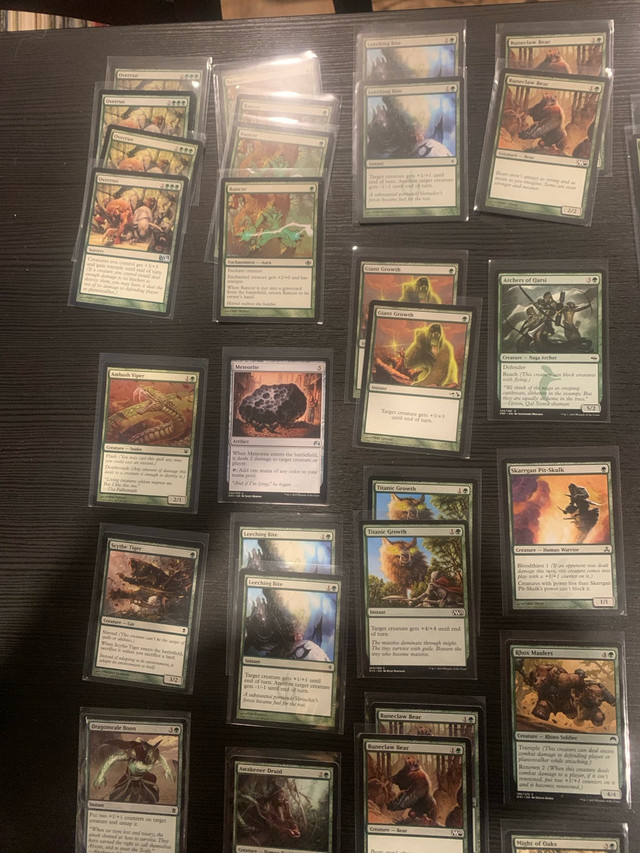 Magic The Gathering Cards - Green Ramp and Overrun Deck - photo 2