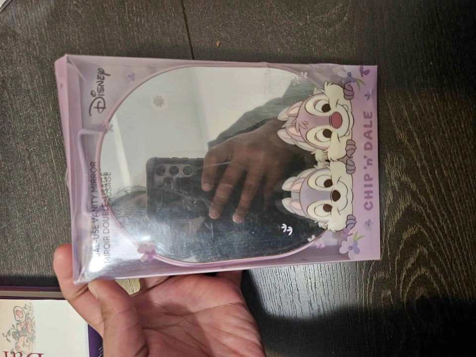 Disney Miniso Chip 'n' Dale Collection Dual-Use Vanity Mirror