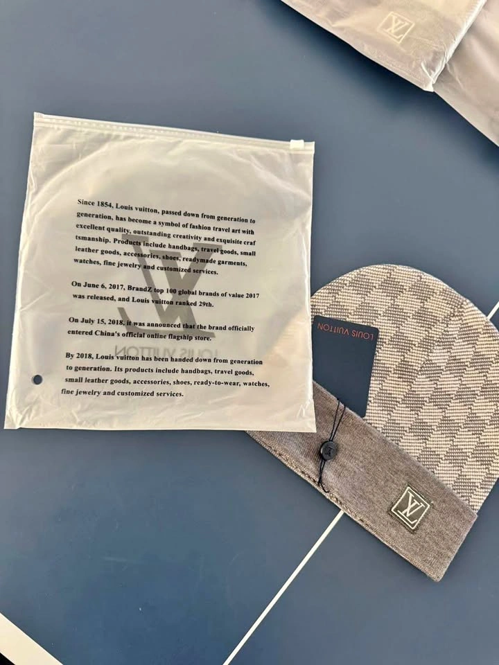 LV beanies ($75)
