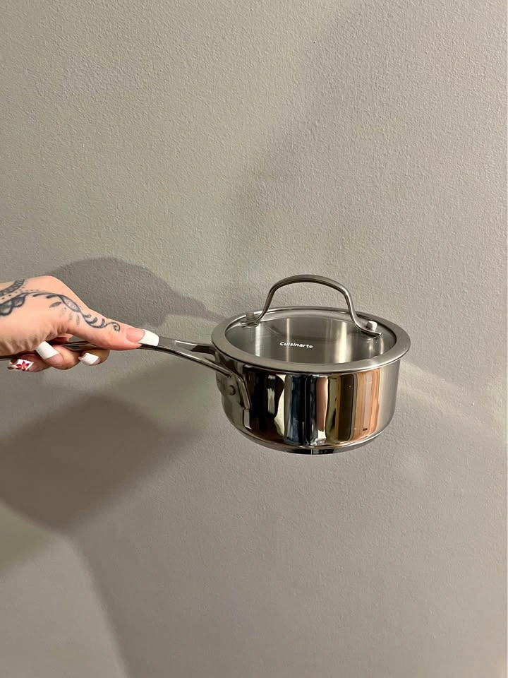 Cuisinart Small Stainless Steel Pot with Lid