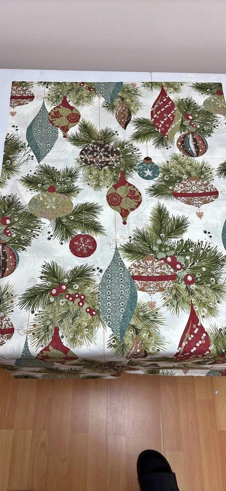 Christmas Ornament Print Fabric