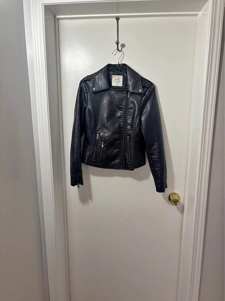 edc Faux Leather Moto Jacket