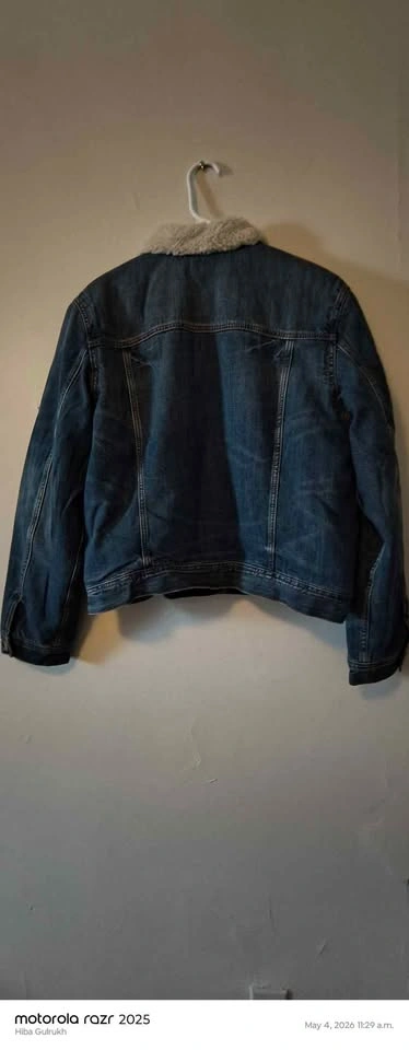 American Eagle Sherpa Denim Jacket - Size XL - photo 2