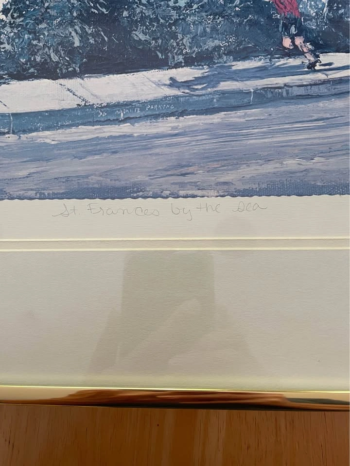 Ruth Mayer Saint Francis by the Sea Laguna Beach Print 1978 - photo 4
