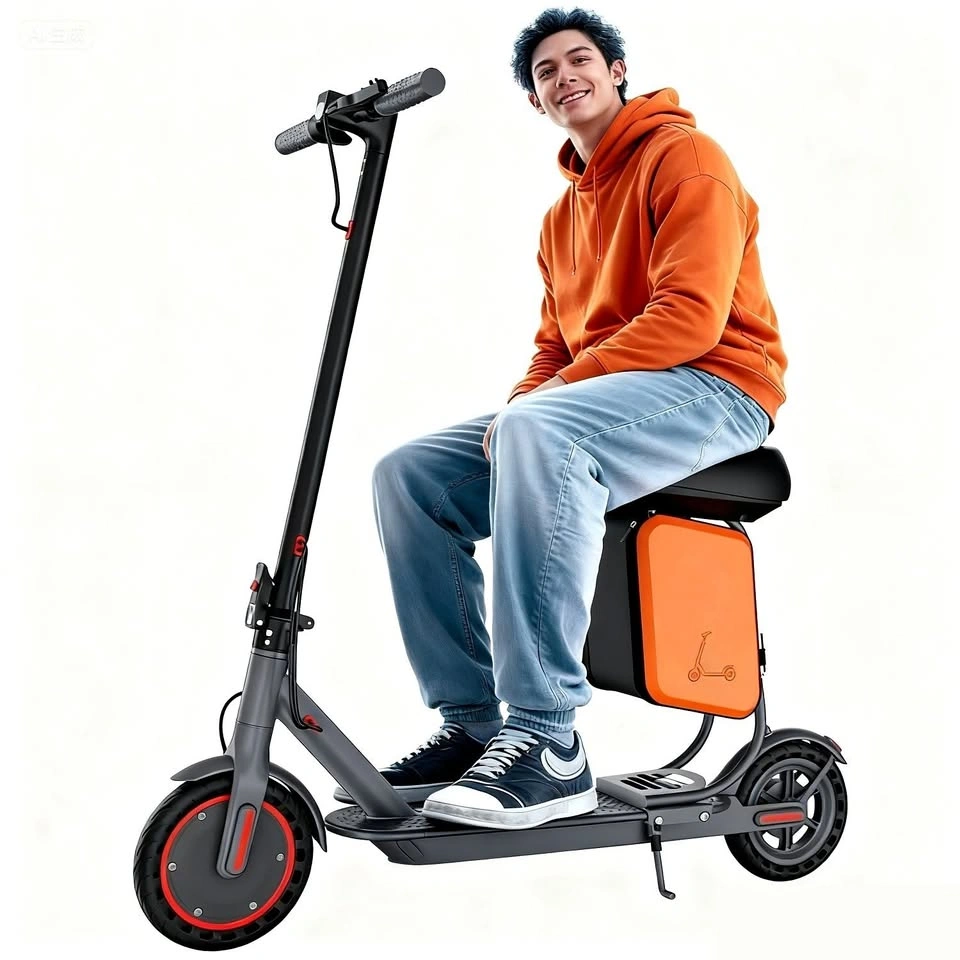 LADPED Electric Scooter with Seat for Adults 31KM/H E-Scooter
