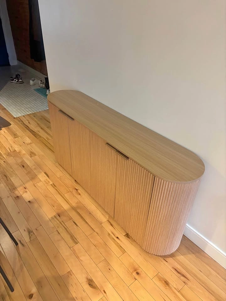 Modern Fluted Sideboard (6 Months Old)