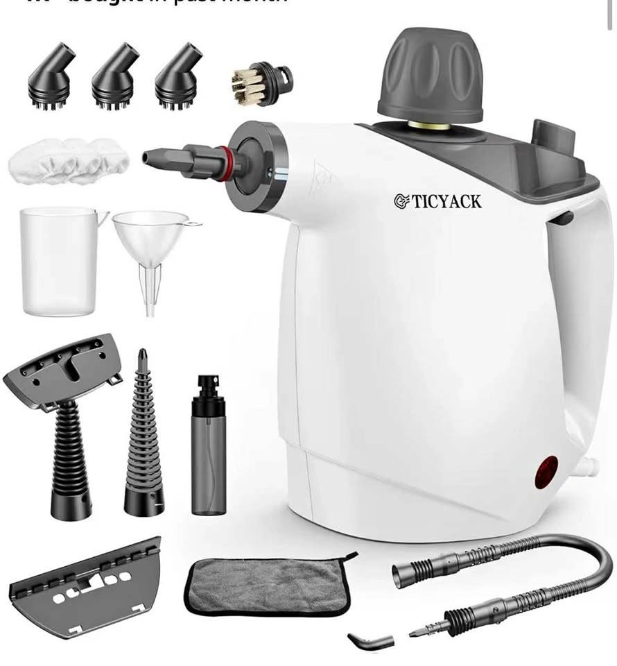 TICYACK Handheld Steam Cleaner - 500ml Large Capacity & Accessor