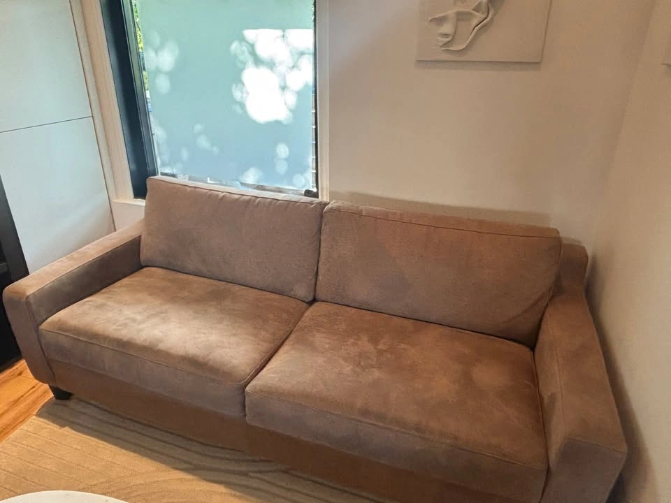Custom Made Leather Couch
