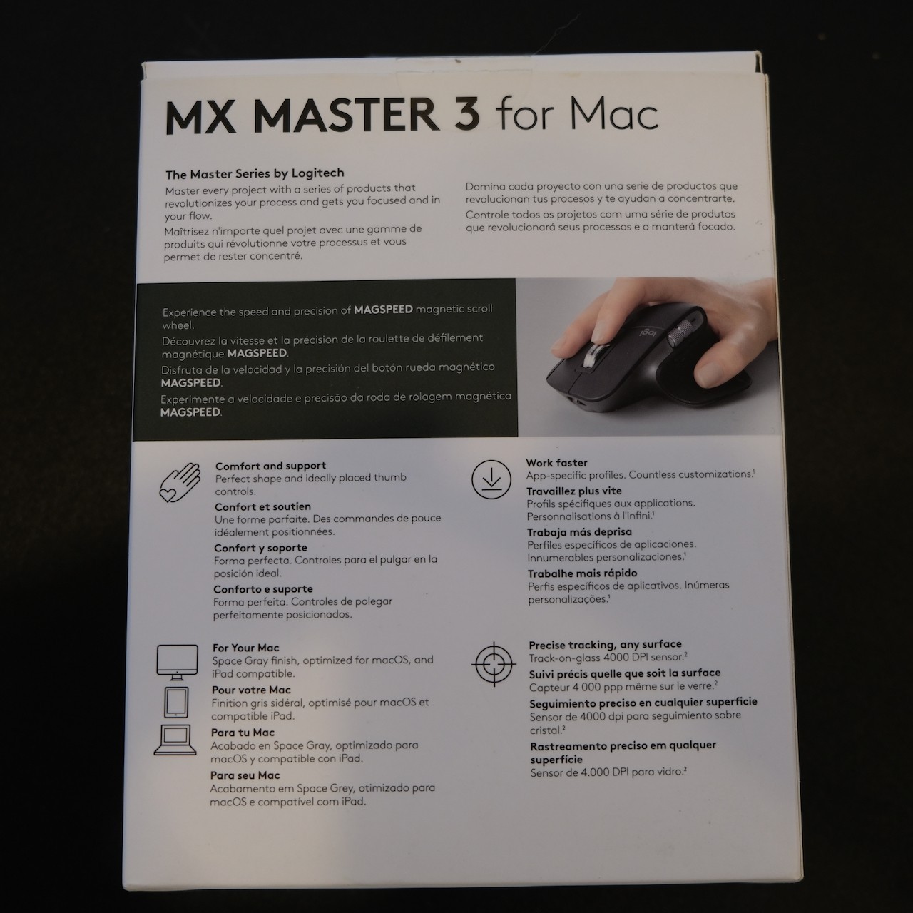 Logitech MX Master 3 for Mac Wireless Mouse - Space Gray - photo 5