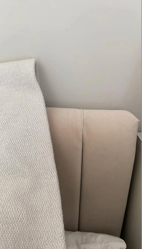 One Kings Lane Delmar Channel Bed - Gray Velvet - Full/Double - photo 4